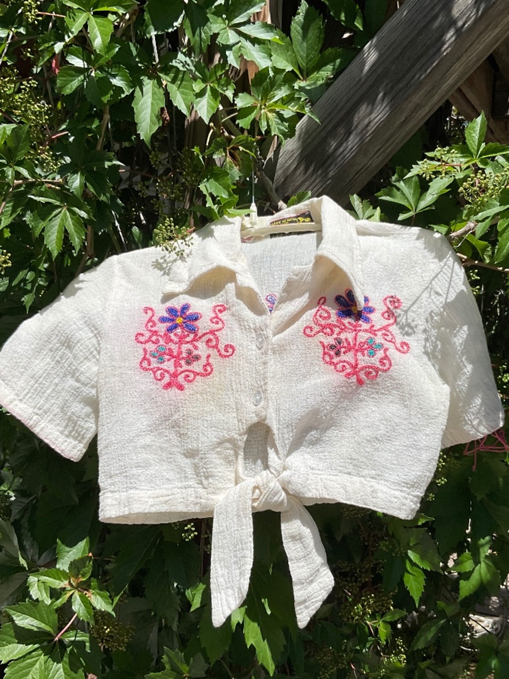 DARLING 1970’s Concert/Mountain Bohemian CropTop